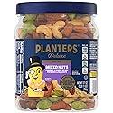 PLANTERS Deluxe Mixed Nuts with Sea Salt, 27 oz Resealable Container - Variety Mixed Nuts Snacks with Cashews, Almonds, Pecans, Pistachios & Hazelnuts