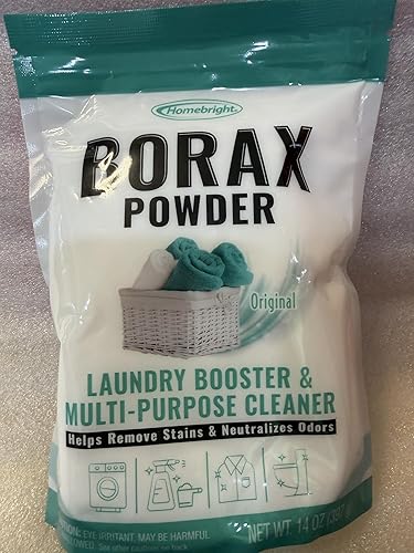 HOMEBRIGHT Borax Powder Multi-Purpose Household Cleaner, Laundry Booster and Stain Remover