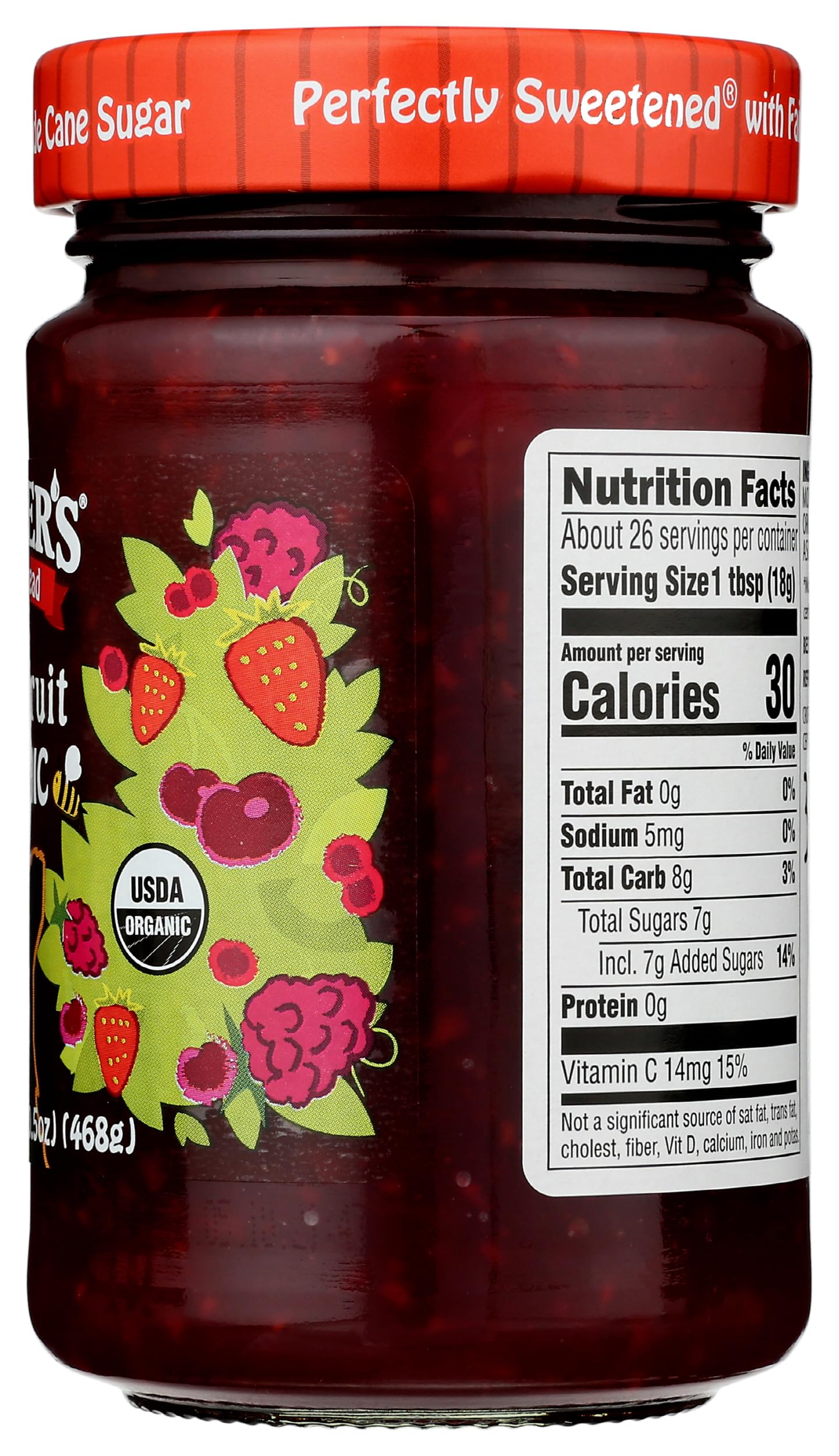 Crofters Fruit Spread 4 Fruit 16.5 OZ