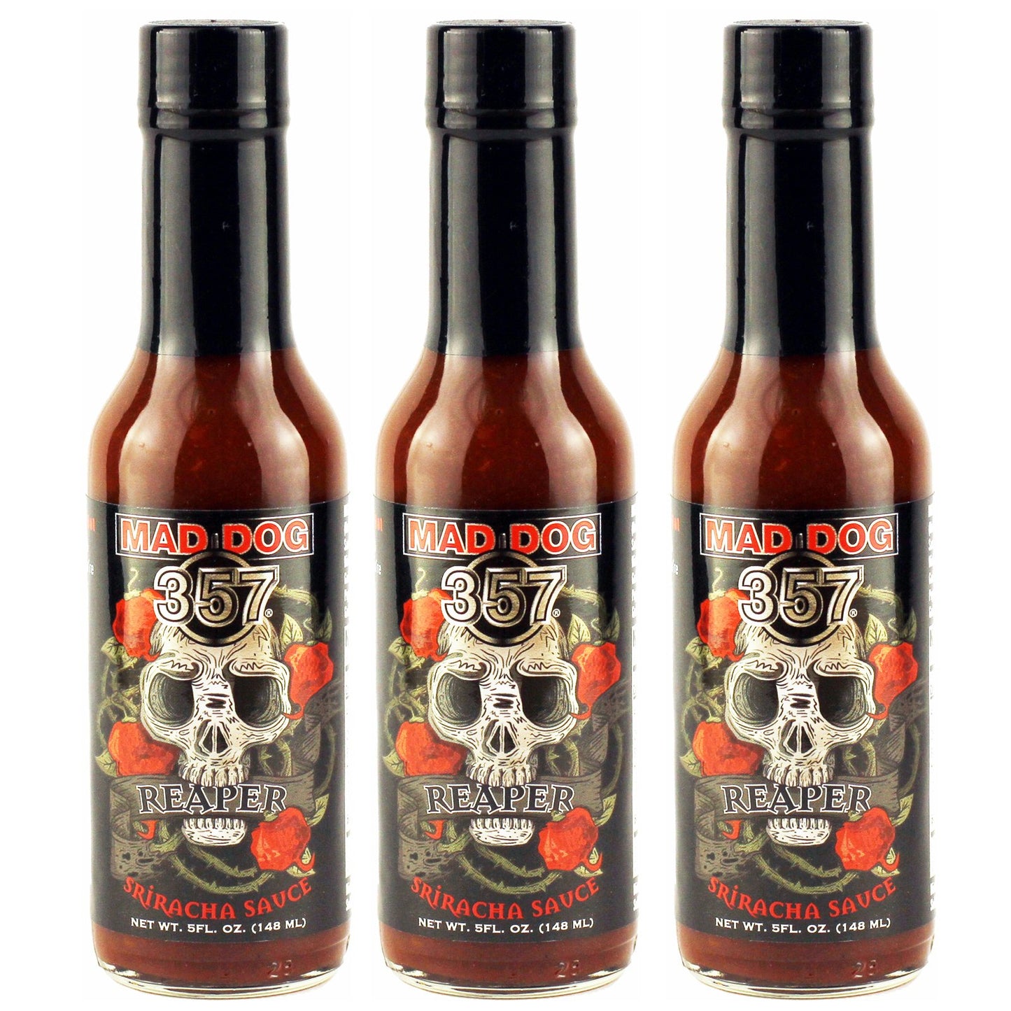 Mad Dog 357 Reaper Sriracha Hot Sauce 3pk