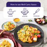Watcharee’s Thai Red Curry Sauce - Authentic Thai Flavor Made from Real Red Curry Paste & Coconut Milk, Crafted with Natural Ingredients