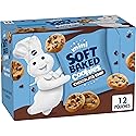 Pillsbury Mini Soft Baked Cookies, Chocolate Chip, Snack Bags, 12 ct