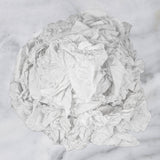SupremePlus Recycled White T Shirt Rags Box (10 lbs.) - Shop Rags Bulk for Oil, Stain, Grease, Paint, and Auto Cleaning - Multipurpose