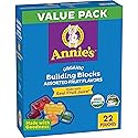Annie's Organic Building Blocks Fruit Flavored Snacks, Assorted Fruit Flavors, Gluten Free, 22 Pouches, 15.4 oz.