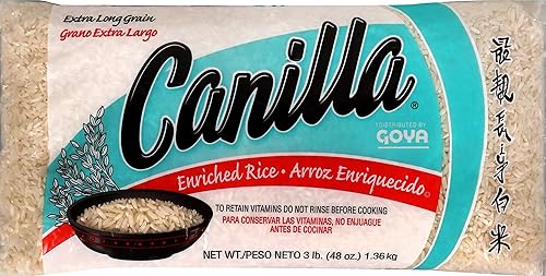 Goya Canilla Extra Long Grain White Rice, 3 Pound