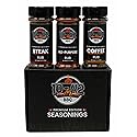 10-42 Steak Seasoning Gift Set - 3 Premium Flavors : All Purpose, Steak, Coffee Rub | Gourmet Meat Seasoning Dry Rub | Barbecue Spices and Seasonings