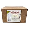 Home Theater All in One Popcorn Kit For 8 oz. Popper | Portion Packets with Kernels, Oil and Flavored Salt | By Dasher's Spice & Beans | Pack of 4