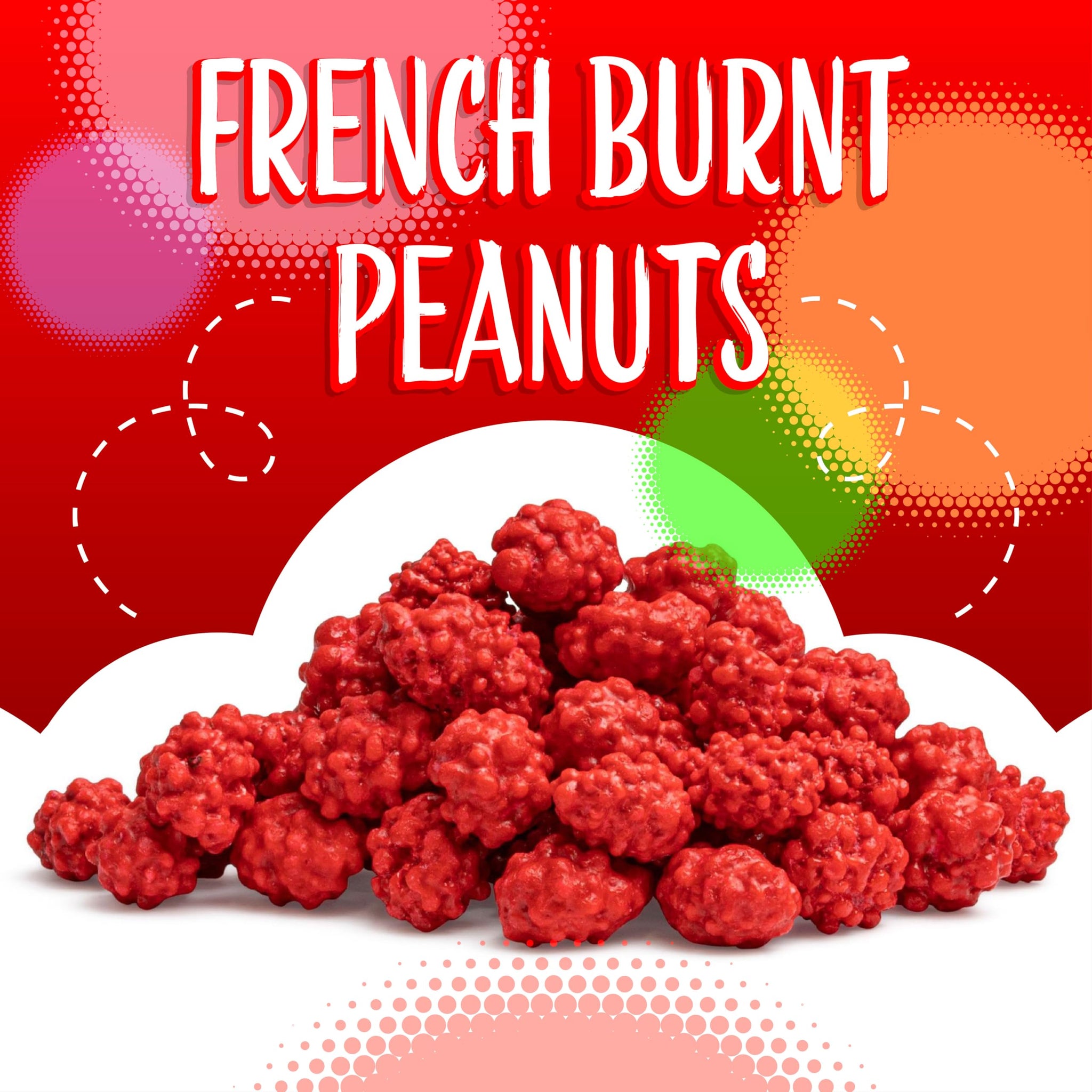 French Burnt Peanuts | 2-Pound Bag | Old-Fashioned Candy Snack
