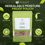 Biokoma Lovage Root 50g 1.76oz Pure Dried Cut & Sifted Levisticum Officinale Herbal Tea Tincture Digestive Wellness Culinary Use Resealable Moisture