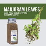 McCormick Culinary Marjoram Leaves, 4 oz - One 4 Ounce Container of Marjoram Spice for a Bitter, Minty Flavor, Ideal in Stews, Salads, Pork and Beef