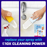 Mr. Clean Magic Eraser Sponge, Bathroom Cleaner, Shower Cleaner, Tub Cleaner, Soap Scum Remover, Bathroom Cleaning Supplies, Dawn Cleaning Power