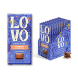 LOVO Oatmilk Chocolate, 100% Plant-based, Vegan, Non GMO, Gluten-Free, Swiss Made. 2.82 oz (Pack of 12)