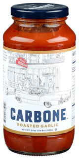 Carbone, Pasta Sauce Roasted Garlic, 22.3 Ounce