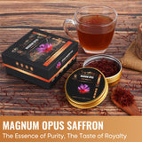 5Senses Kashmir Mongra Saffron | Azafran | Magnum Opus | Premium Grade A Saffron Threads | Whole Red Gold Spice | Single Origin, Non-GMO, Fairtrade