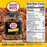 Beer Nuts Sweet and Salty Pecans, Unique Beer Nuts Flavor, Protein, Pralines, and Pie, Perfect for Holidays, Making Quality American Made Snacks Since
