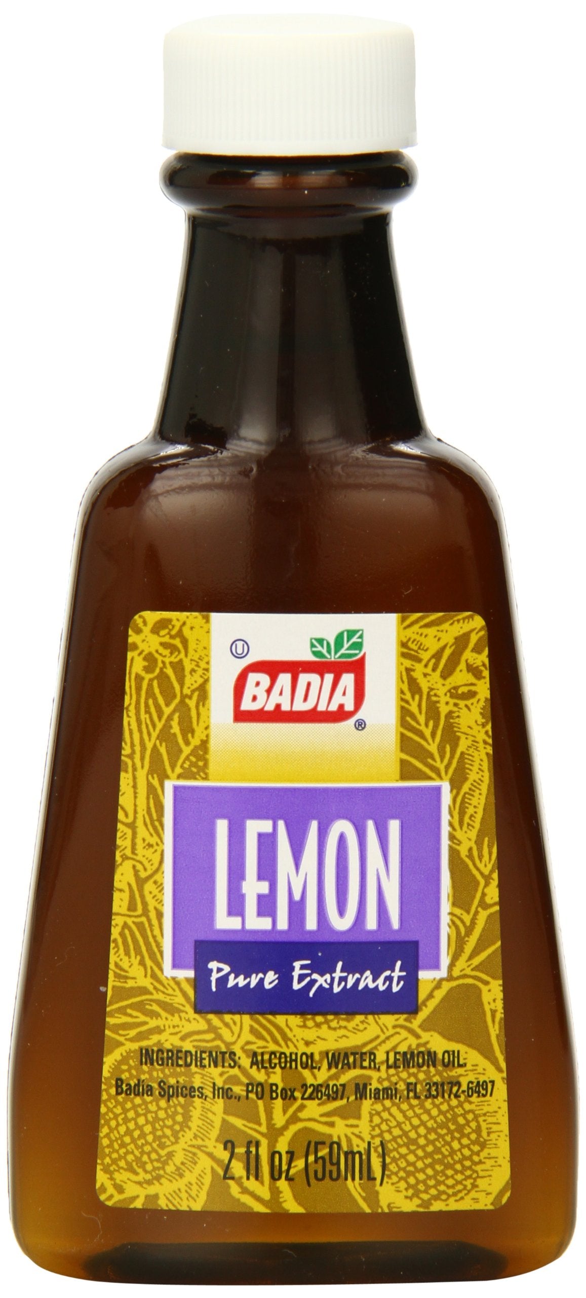 Badia Lemon Extract, 2 Ounce (Pack of 12)