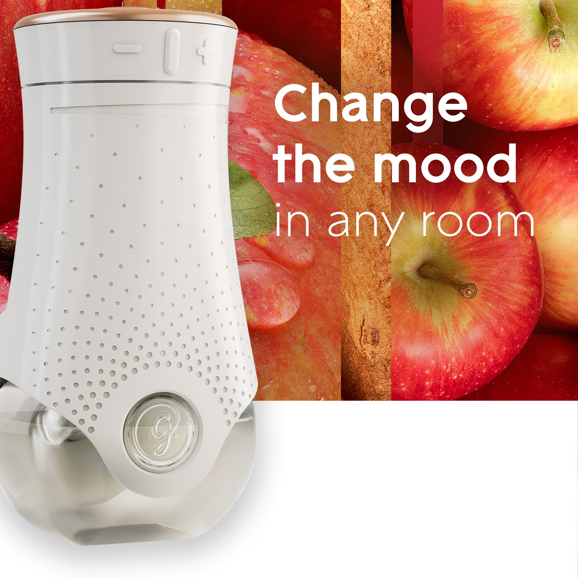 Glade PlugIns Refills Air Freshener, Scented and Essential Oils for Home and Bathroom, Apple Cinnamon, 2.01 Fl Oz, 3 Count