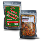 Merry Christmas Asshole Spicy Trail Mix - Holiday Food Gifts for Adults - Premium Trail Mix, Funny Stocking Stuffer, Made in the USA