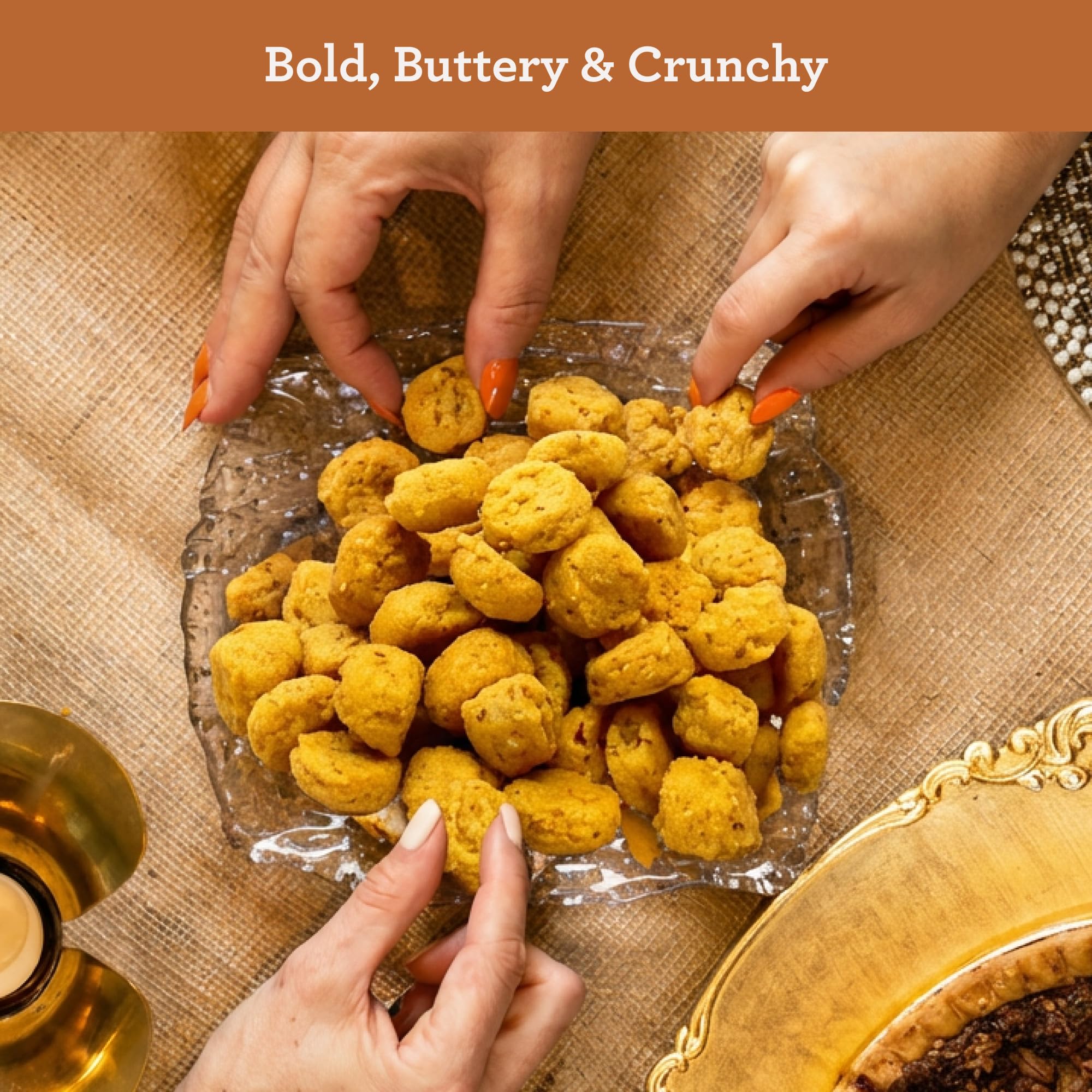 HUDSON PECAN COMPANY Cheddar Pecan Bites - Rich Sharp Cheddar Cheese Snack Made With Premium Georgia Pecan Pieces, Savory Crisp for Charcuterie