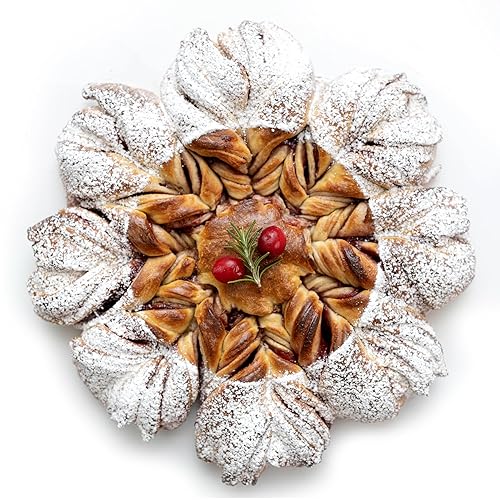 CrumbleCrate Raspberry Star Bread DIY Baking Kit | Artisan Bread Making Set for Adults | Pre-Measured Ingredients & Tools | Baking Gift