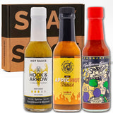 Hot Ones Hot Sauce Challenge Set - Season 27 Heat - Hot Sauces Gift Set - Variety Pack - Made with Natural Ingredients - Unique Small Batch Sampler