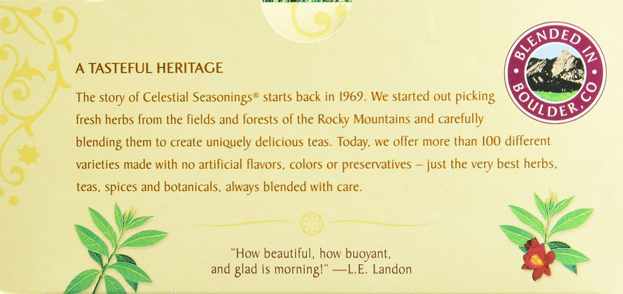 Celestial Seasonings Black Tea Morning Thunder, 20-count (Pack of6)