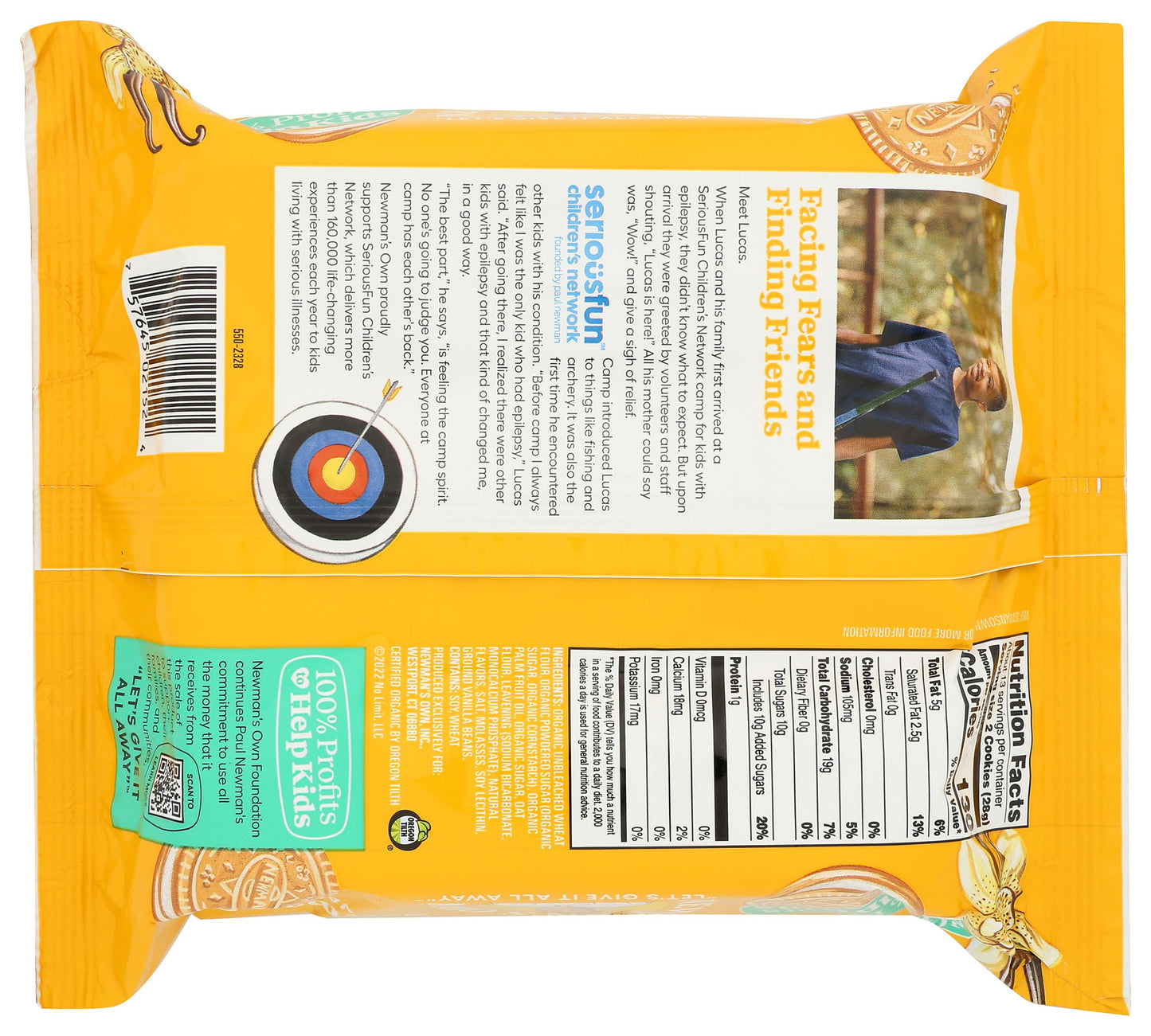 NEWMANS OWN ORGANICS Vanilla Cremes Cookies, 13 OZ