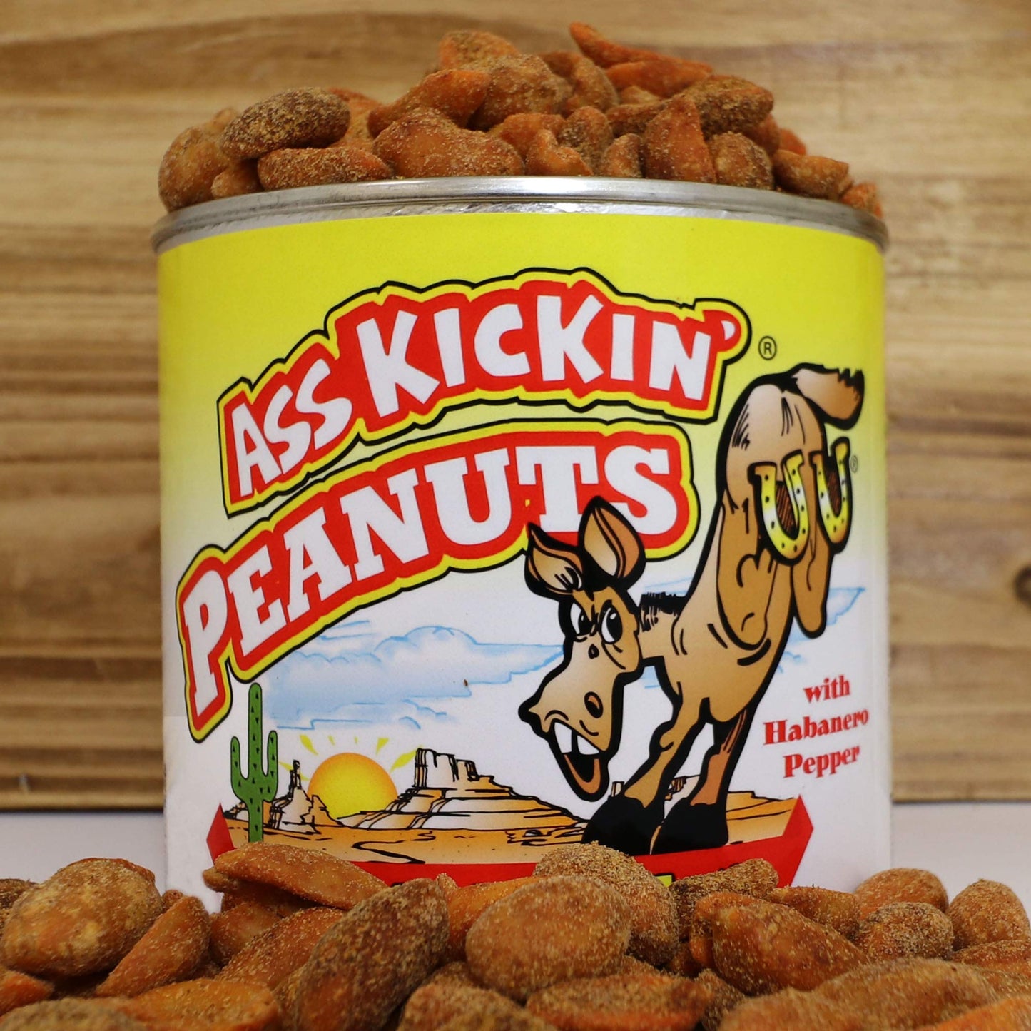 ASS KICKIN’ Habanero Pepper Spicy Hot Peanuts - 3 LB - Perfect Premium Hot and Spicy Peanuts - Ultimate Spicy Snack Gourmet Gift Hottest Peanuts - Try