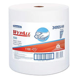 WypAll 34955 X60 Cloths, Jumbo Roll, White, 12 1/2 x 13 2/5, 1100 Towels/Roll