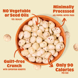 WonderPop Variety Pack - Popped Water Lily Seeds (4-Pack) | Gluten-Free, Non-GMO, 6g Protein, 90 Calorie | Healthy Low-Calorie Snack Mix Made