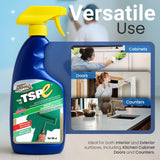 TSPE Cleaner Spray - 500ml Eco-Friendly No-Rinse Degreaser for Walls, Wood, Cabinets & Paint Prep - Phosphate-Free TSP Alternative - Biodegradable