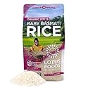 Lotus Foods Organic Baby Basmati Rice - Gluten Free Heirloom White Rice in Bag, Quick 10 min Cook, GF, USDA Organic - 15 Oz Bag