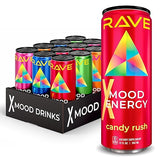 RAVE Mood Energy Drink is Mind Blowingly Different. With Mood-Boosting Functional Mushrooms, Nootropics, Adaptogens & B Vitamins. Experience Mind