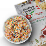 NY Spice Shop Crispy Crunchy Gummy Bears Bulk - 8 Ounce Rainbow Mini Gummy Bears - Gummies Bears - Giant Gummy Bear - Bear Fruit Snacks Covered In