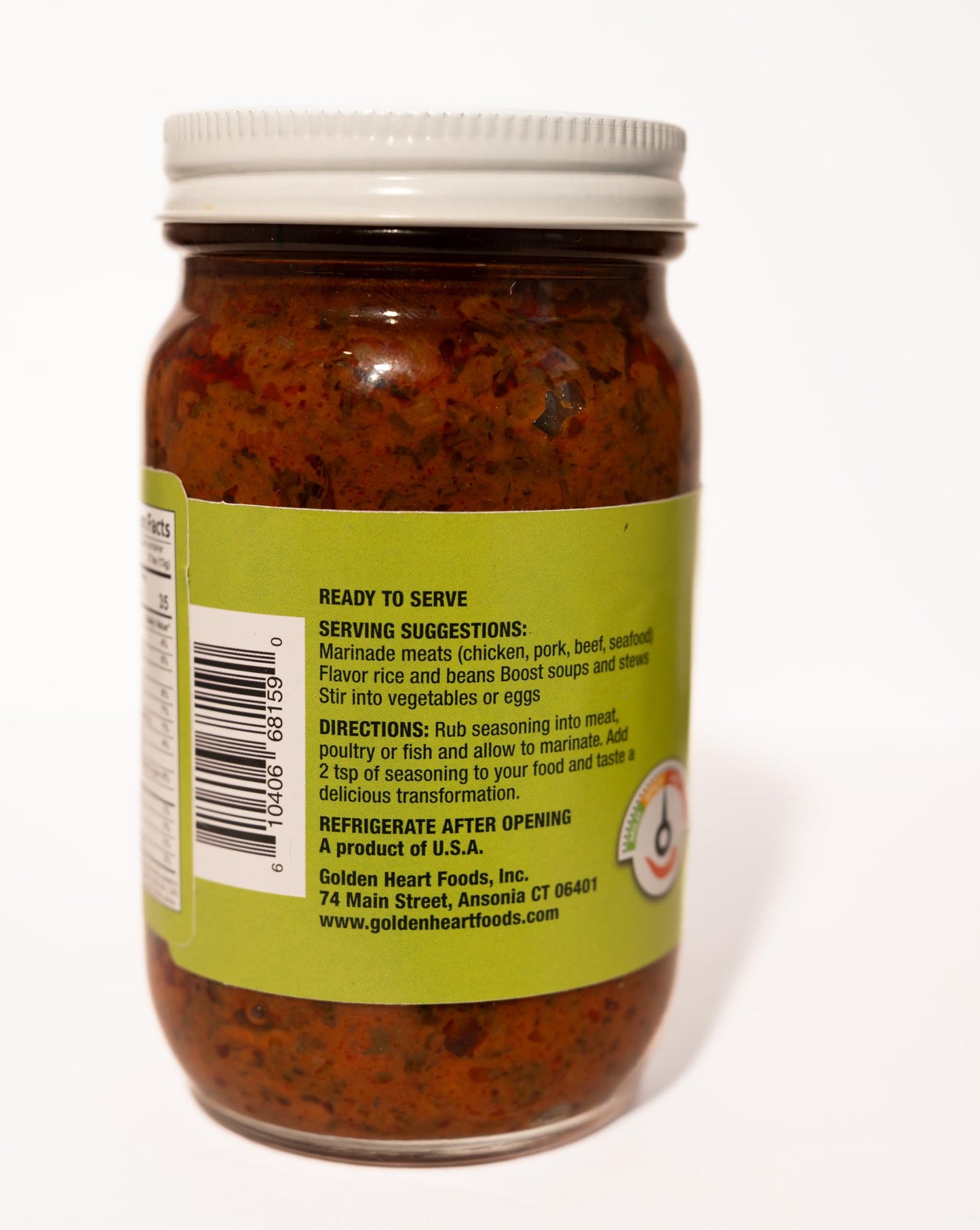 Golden Heart Haitian Epis - Authentic Caribbean Seasoning & Marinade Paste, All?Natural & Flavorful - Medium Heat, 3?pack of 8 oz jars