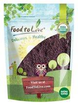 Food to Live Organic Freeze-Dried Maqui Berry Powder, 4 Ounces - Non-GMO, Raw, 100% Pure, Vegan Superfood, No Added Sugar, Bulk, Rich in Iron, Fiber