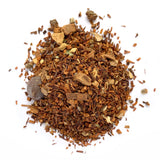 Herbal Chocolate Chai Tea, by Herb Co, Aspalathus Linearis, Loose Leaf Blend with Rooibos, Ginger, Cardamom, Chocolate-Chips & Flavoring, Caffeine