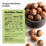 NUTS U.S. - Oregon Hazelnuts In shell | Whole, Raw and Unsalted | No Added Flavor and NON-GMO | Fresh Buttery Taste and Easy to Crack | Natural