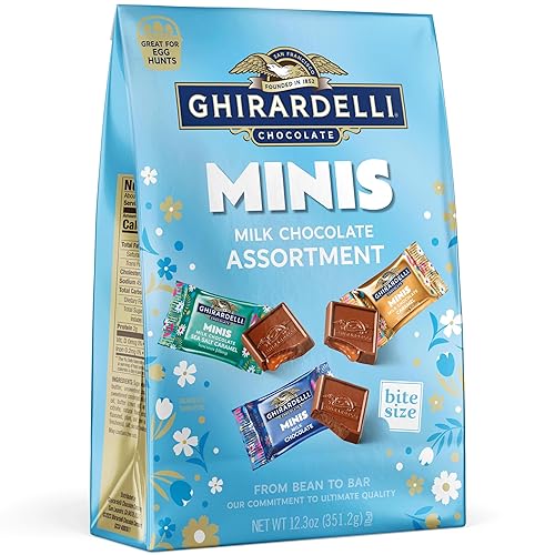 GHIRARDELLI Minis Milk Chocolate Assortment, 12.3 oz Bag