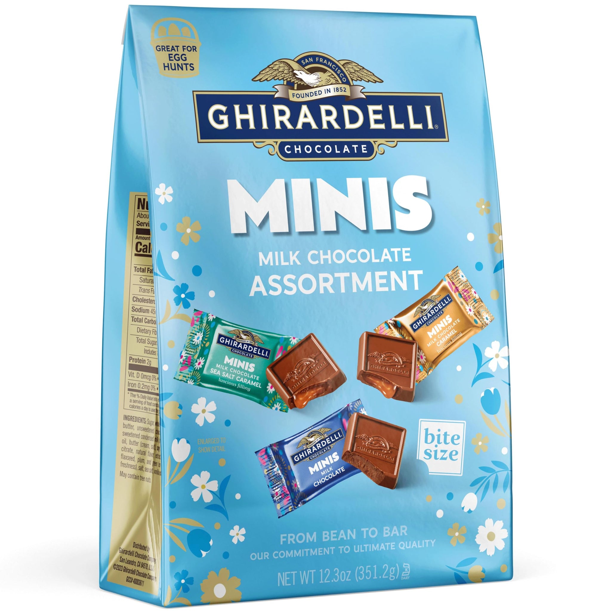 GHIRARDELLI Minis Milk Chocolate Assortment, 12.3 oz Bag