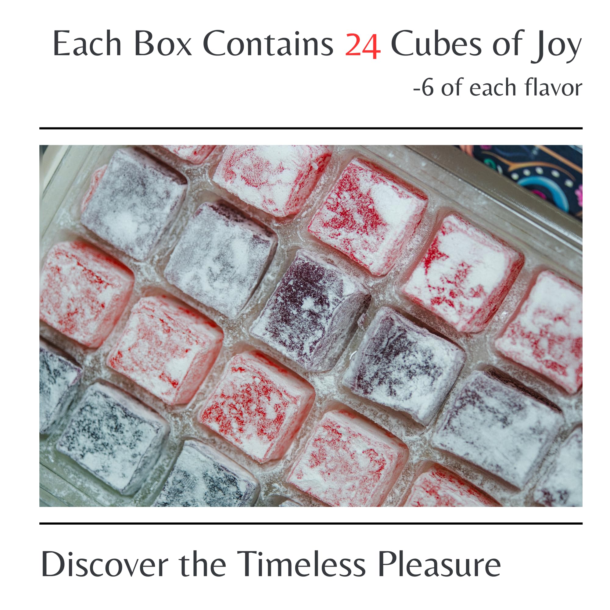 Turkish Delight, Berry Mix, Vegan, Gluten Free, Non-GMO, 10.6 oz Strawberry, Raspberry, Blackberry, Blueberry Turkish Delight