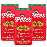 Low Carb, Protein Pasta | Rotini with 17g Protein, 7g Carbs | Healthy, Keto Pasta Made in Italy | 3-Pack, 8oz - Pete’s Pasta