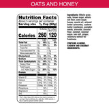 Bear Naked Granola Cereal, Whole Grain Granola, Breakfast Snacks, Oats and Honey, 11oz Bag (1 Bag)
