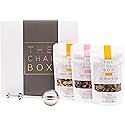 The Chai Box Loose Leaf Tea Gift Set - Featured in Oprah's Favorite Things | 3-Flavor Caffeinated Chai Tea Gift Box with Stainless Steel Steeper (3