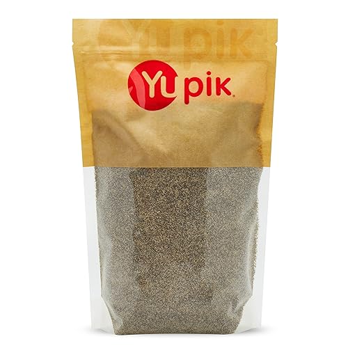 Yupik Chia Seed Powder, 2.2 lb (35.2 oz), GMO-Free, Kosher, Vegan, Made from Finely Ground Raw Chia Seeds, Salt-Free, Oil-Free, Rich in Fiber, Source