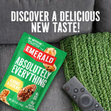 Emerald Nuts Absolutely Everything Almonds & Cashews (1-Pack) | 5oz Resealable Bag | Plant-Based Protein, Kosher Dairy Certified, Non-GMO | Contains