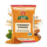 Laxmi Turmeric Powder - 14oz (400g) | Nutrient-Rich Natural Turmeric Powder | Non-GMO certified | Guaranteed Quality and Taste