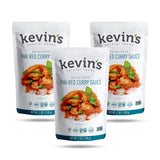 Kevin's Natural Foods Thai Red Curry Sauce - Paleo Simmer Stir-Fry Sauce, Gluten Free, No Preservatives, Non-GMO - 3 Pack