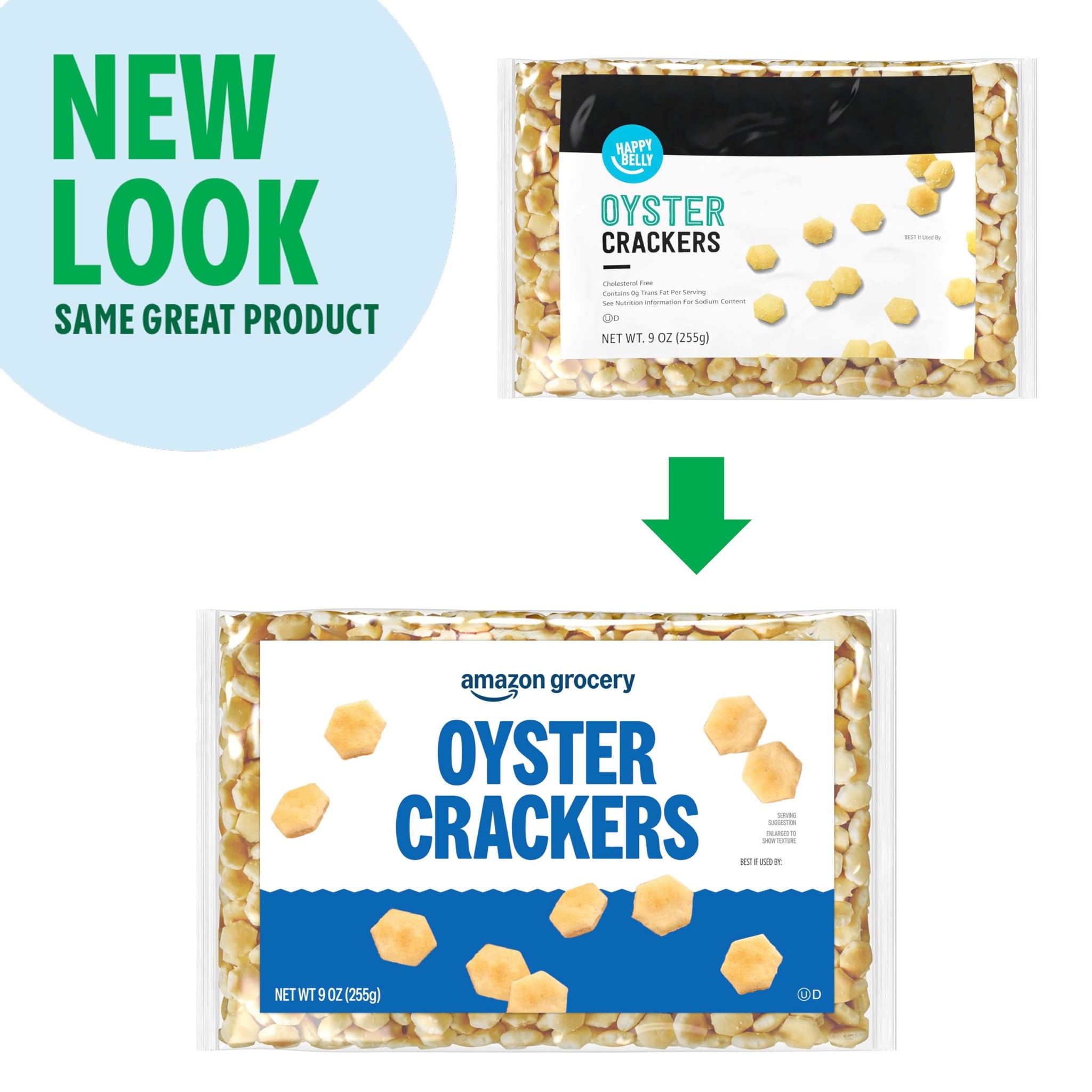 Amazon Grocery, Oyster Crackers, 9 Oz