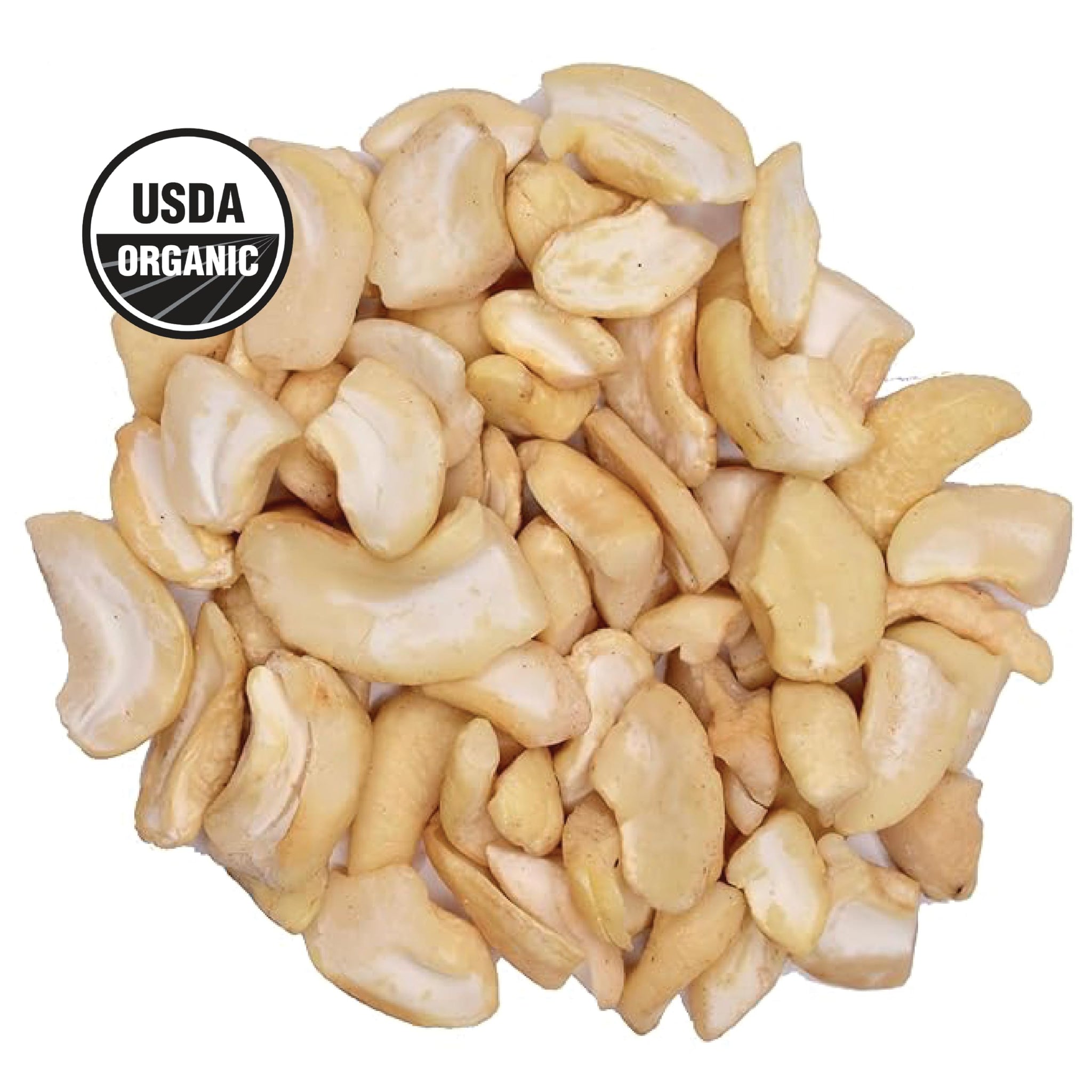 Wilderness Poets, Organic Cashew Pieces - Raw, Unsalted (2 Pound - 32 Ounce)